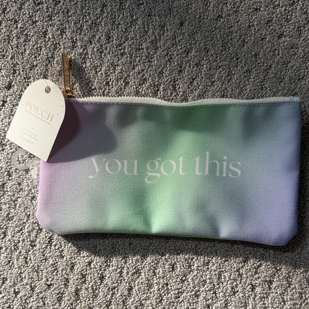Pastel Zipper Pouch